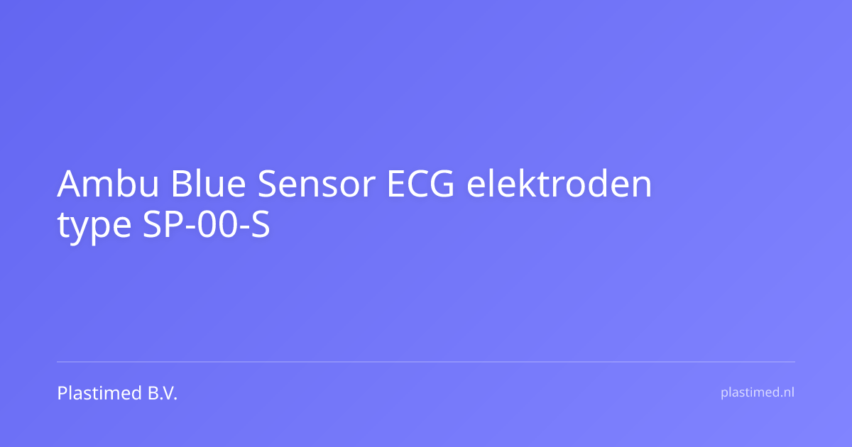 Ambu Blue Sensor ECG elektroden type SP-00-S