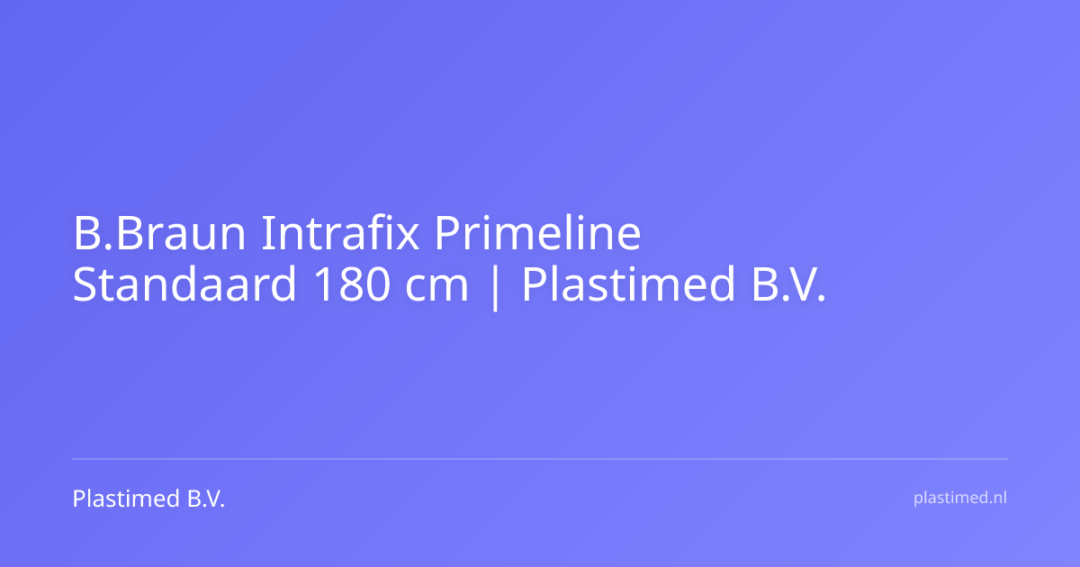 B.Braun Intrafix Primeline Standaard 180 cm