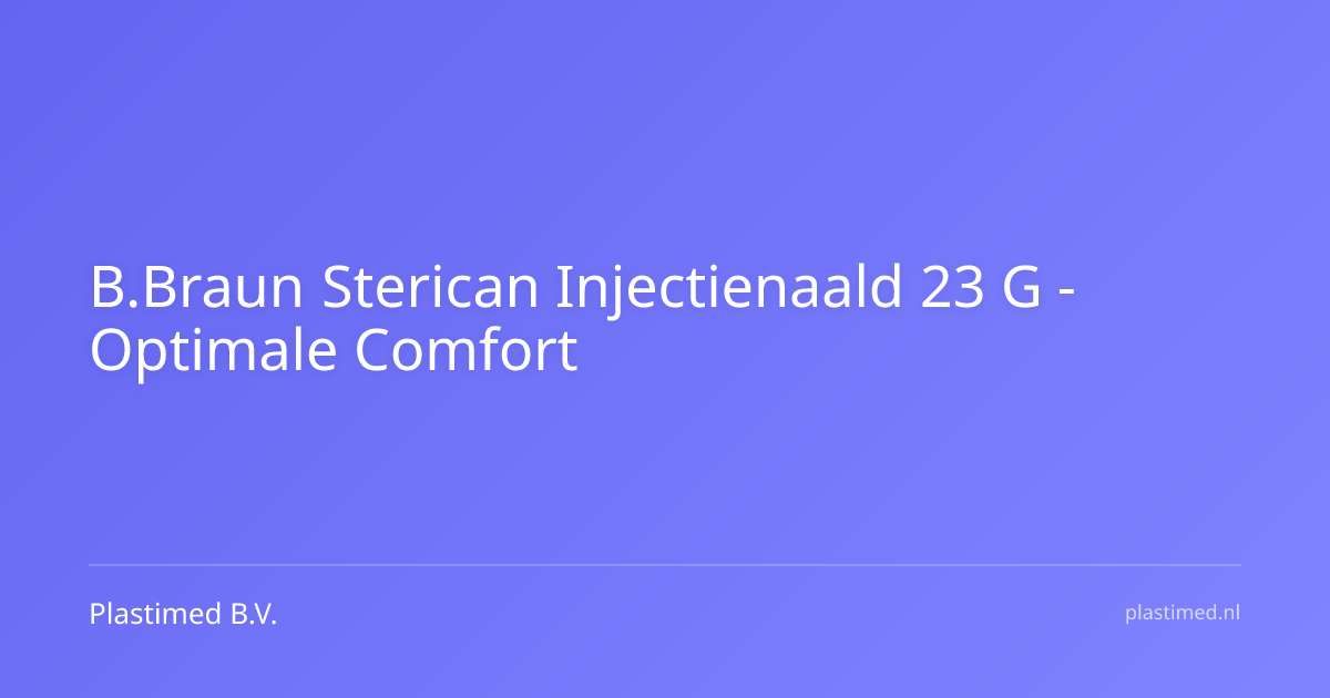 B.Braun Sterican Injectienaald - 23 G, 30 mm