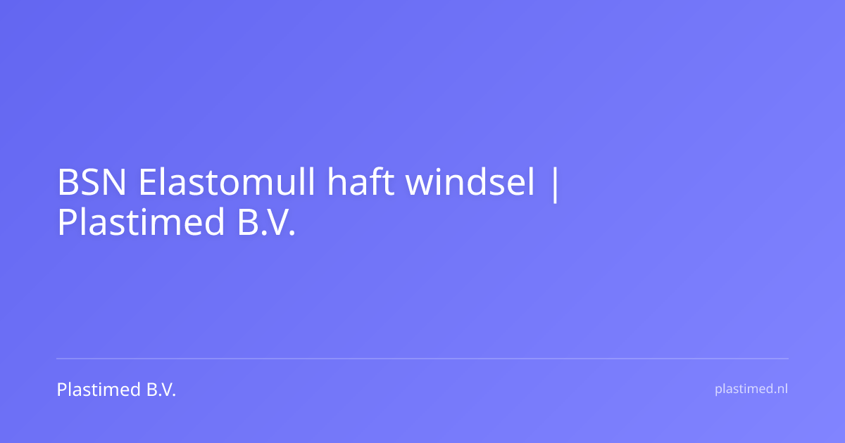 BSN Elastomull haft windsel