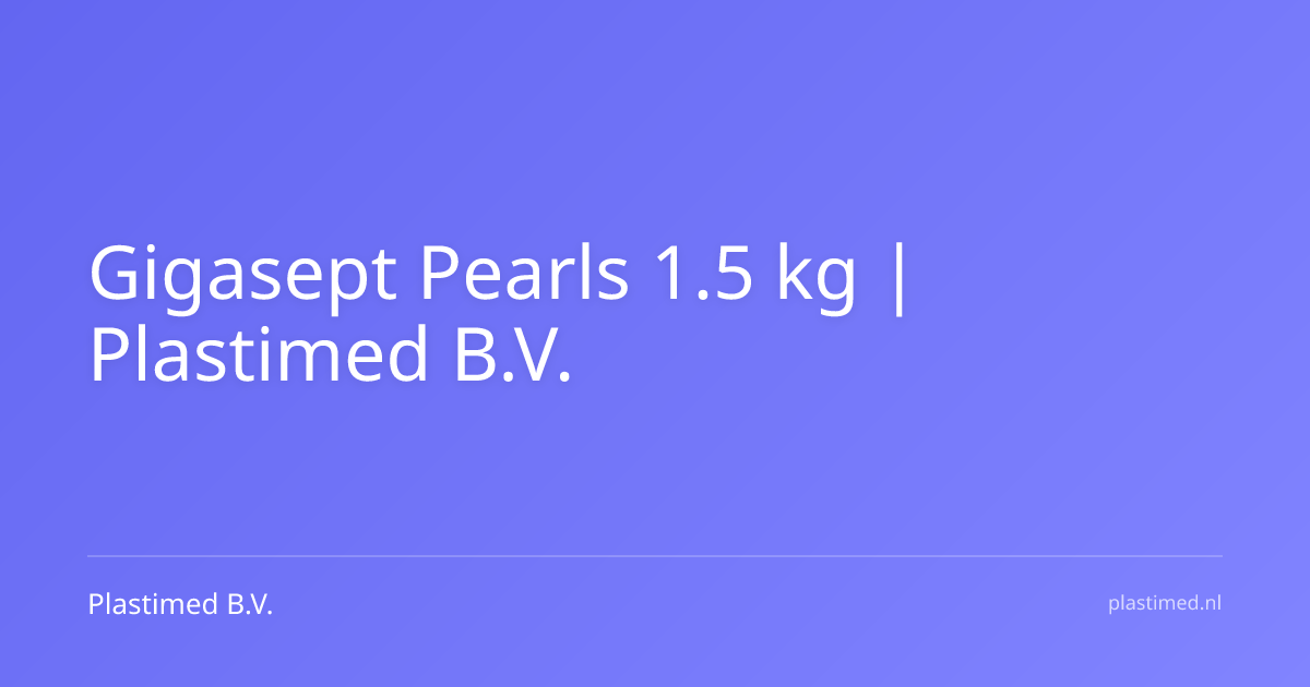 Gigasept Pearls 1.5 kg