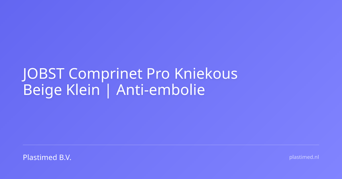 Comprinet Pro anti-emboliekous knie beige klein