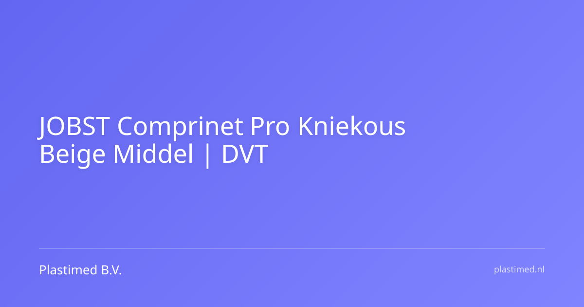Comprinet Pro anti-emboliekous knie beige middel