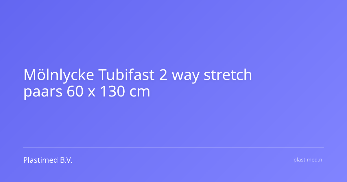 Mölnlycke Tubifast 2 way stretch paars 60 x 130 cm