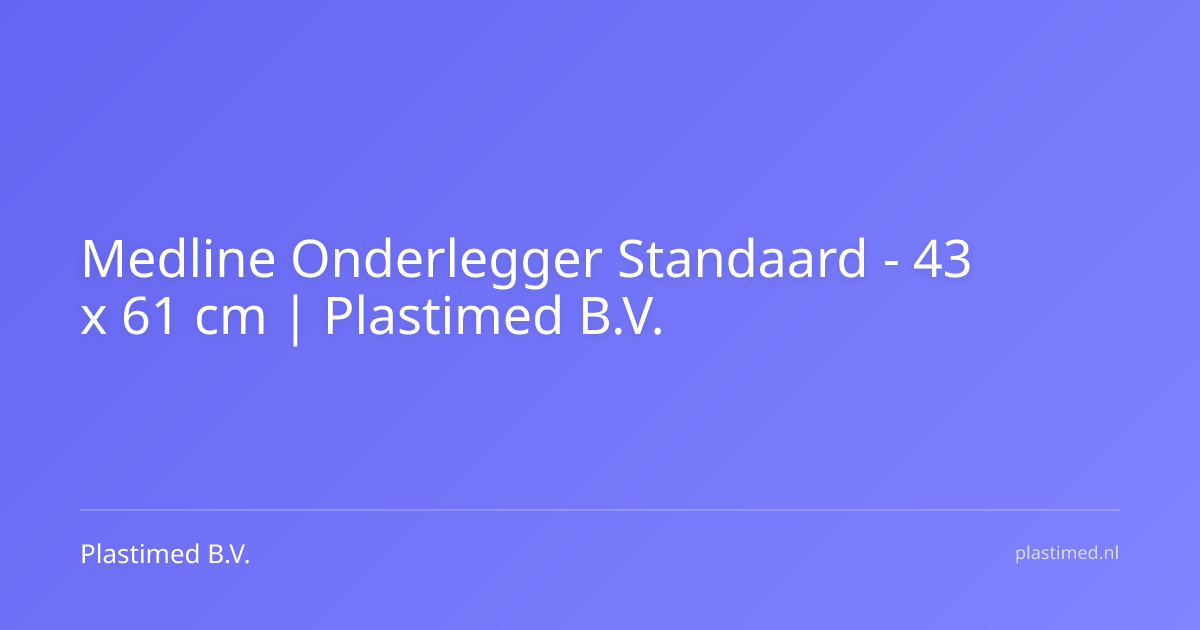 Medline Onderlegger Standaard - 43 x 61 cm