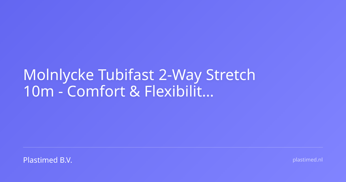 Molnlycke Tubifast 2way 10 m x 3.5 cm stretched rood