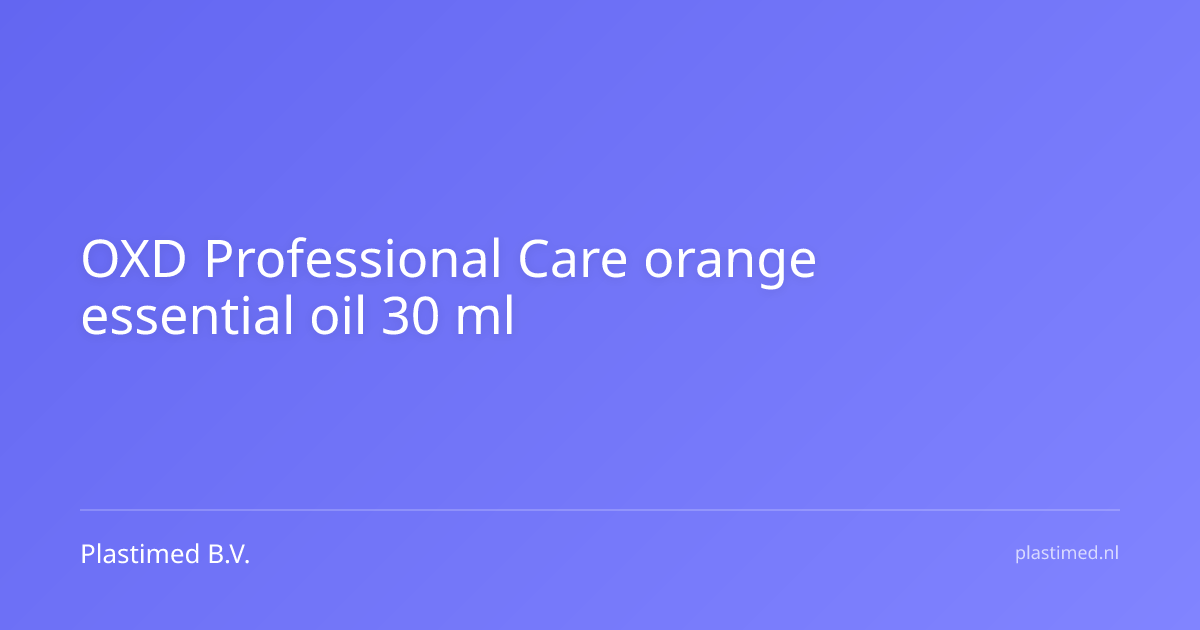 OXD Professional Care orange essential oil 30 ml