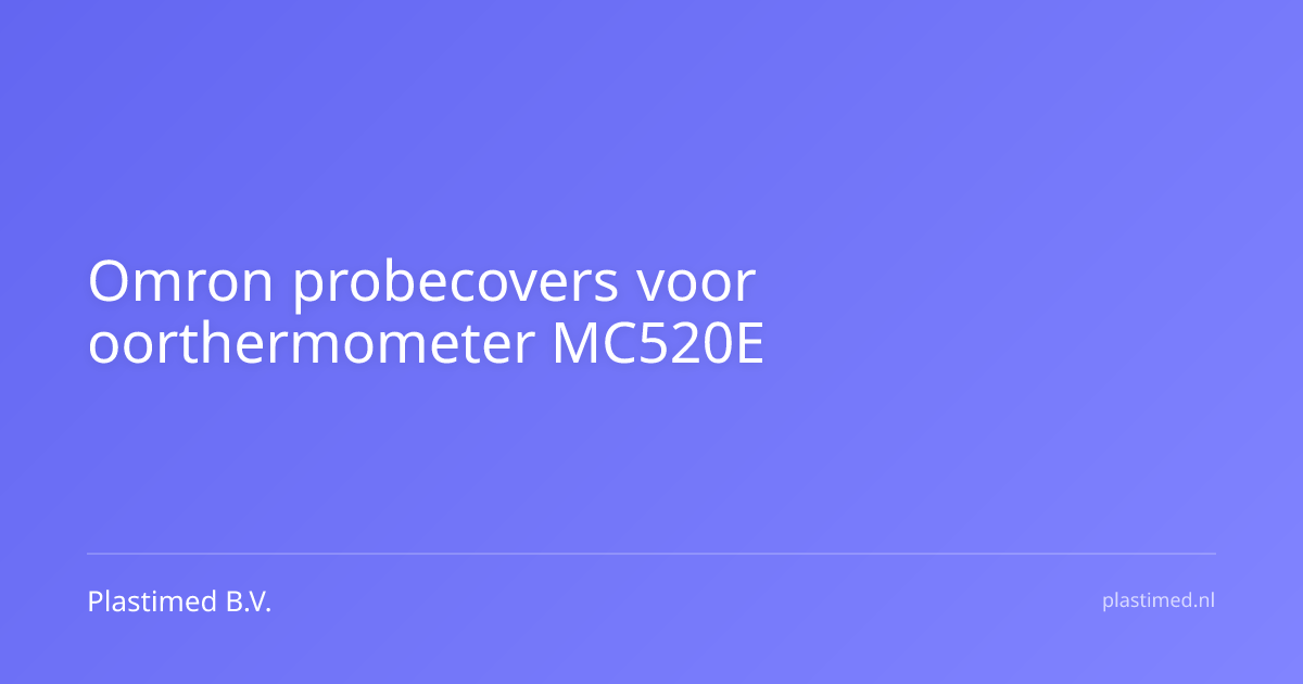 Omron probecovers voor oorthermometer MC520E
