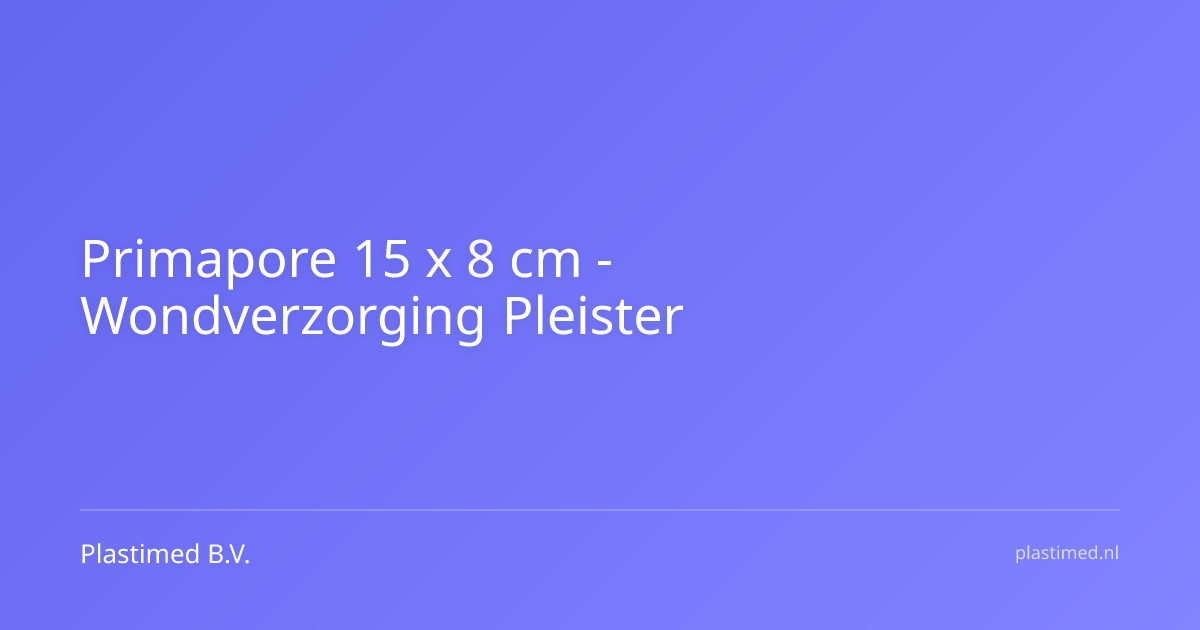 Primapore 15 x 8 cm