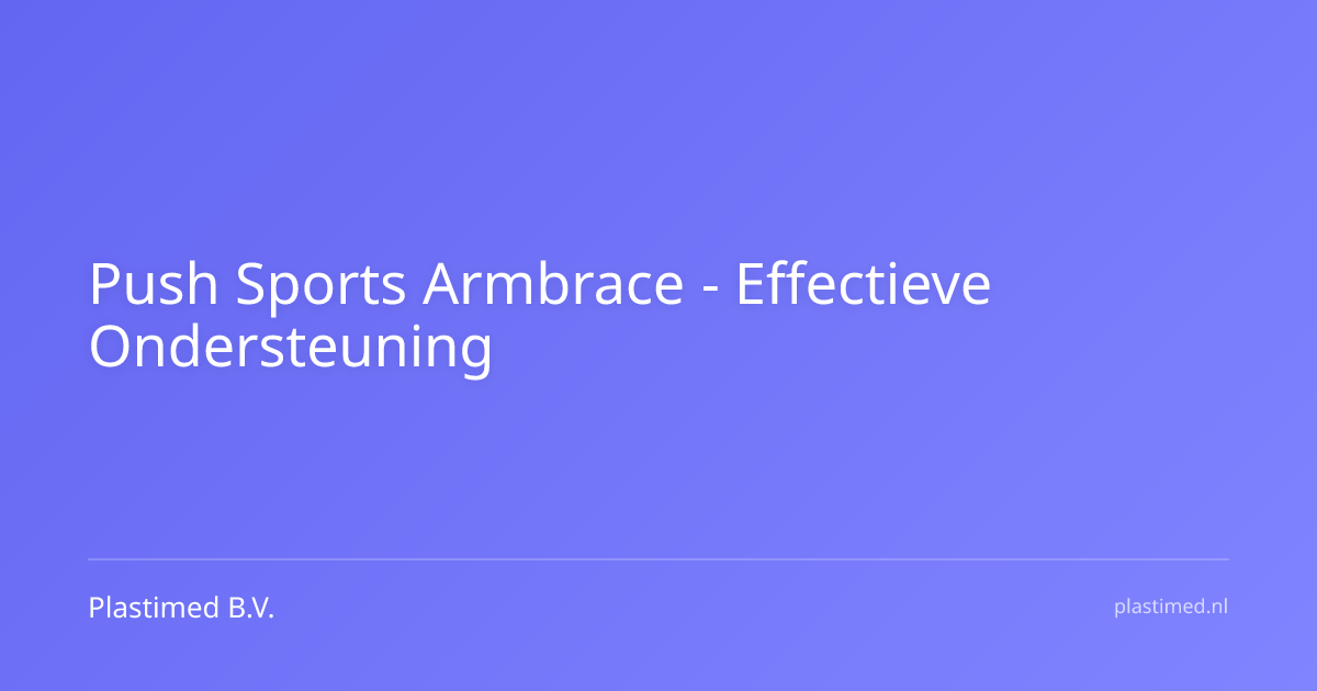 Push Sports armbrace one size