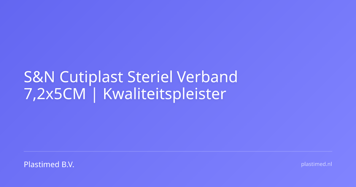 S&N Cutiplast ster 7,2x5CM