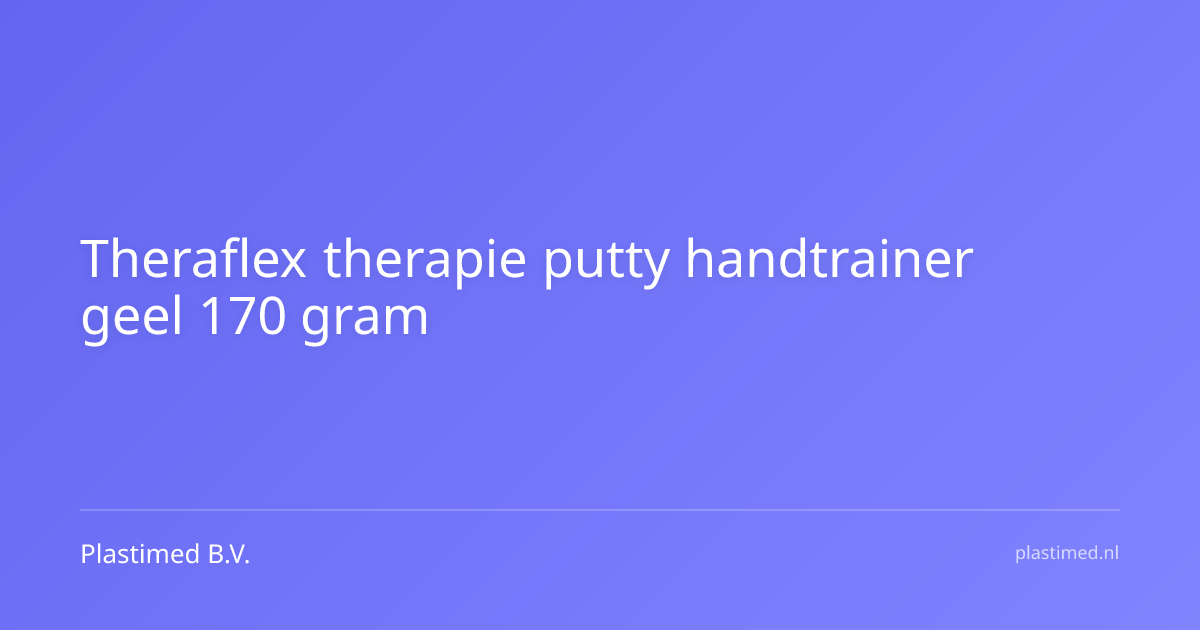 Theraflex therapie putty handtrainer geel 170 gram