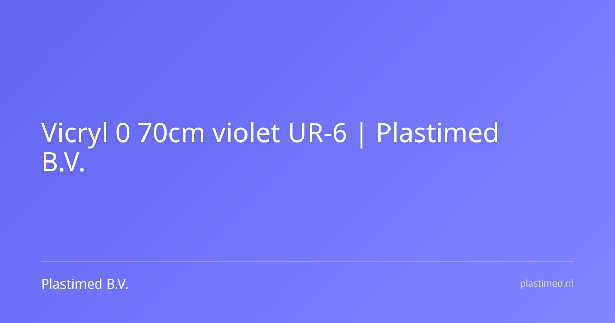 Vicryl 0 70cm violet UR-6