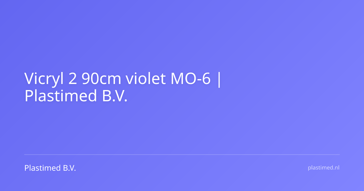 Vicryl 2 90cm violet MO-6