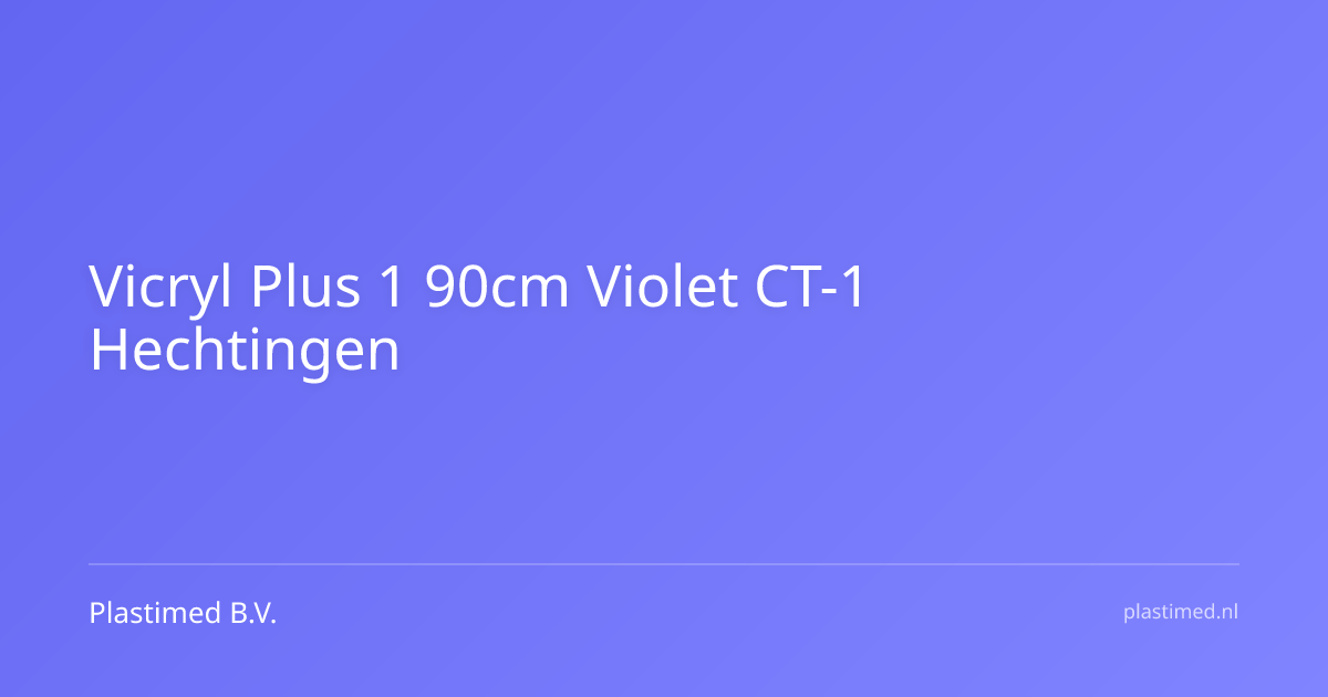 Vicryl Plus 1 90cm violet CT-1