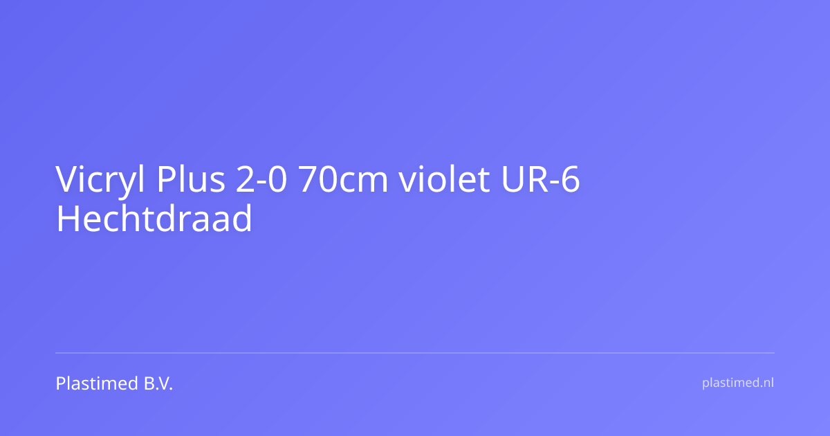 Vicryl Plus 2-0 70cm violet UR-6