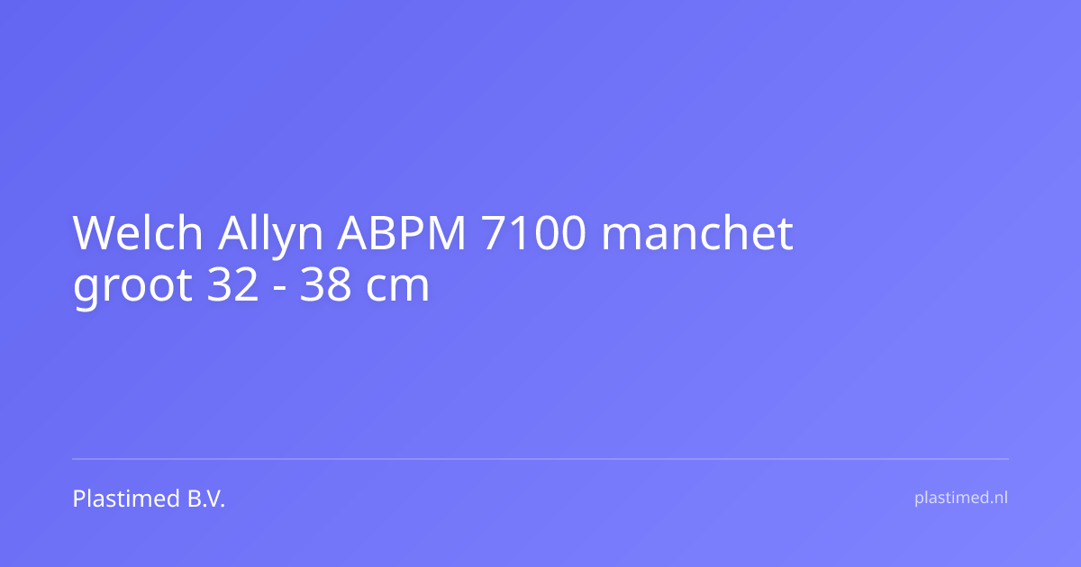 Welch Allyn ABPM 7100 manchet groot 32 - 38 cm