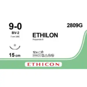 ethilon 9 0 15cm zwart bv 2