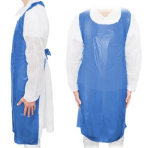 maimed apron schort medium pe 75 x 115 cm wit