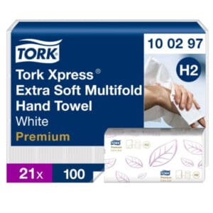 tork express extra zachte multifold handdoekjes 21 x 34cm
