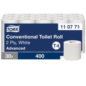 tork traditioneel toiletpapier advanced t4 2 laags 48mtr10cm